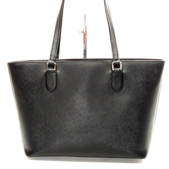 KATE SPADE Dally Laurel Way Saffiano Leather Zip Top Tote Black - Picture 3 of 15